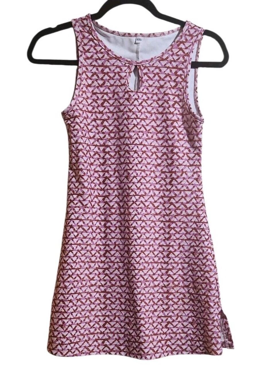 Nuu Muu Women XXS Athletic Dress Keyhole Sleeveless Golf Tennis Alpenglow RuuMuu